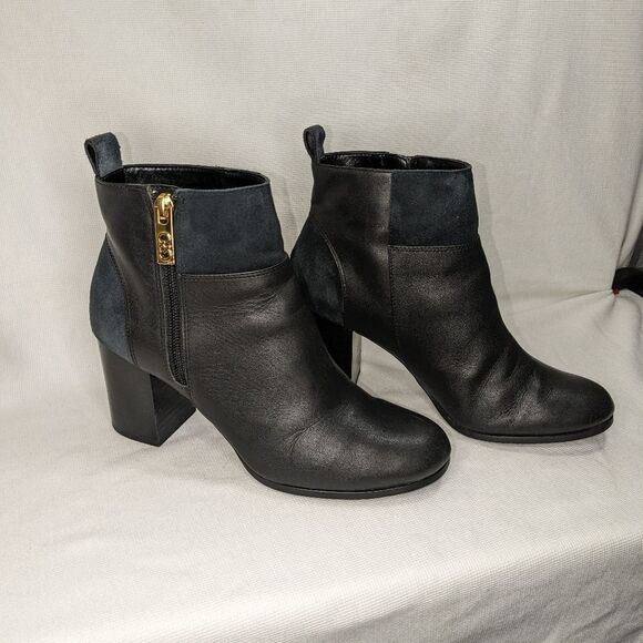 Cole Haan Black Leather & Suede Boots - Picture 2 of 8